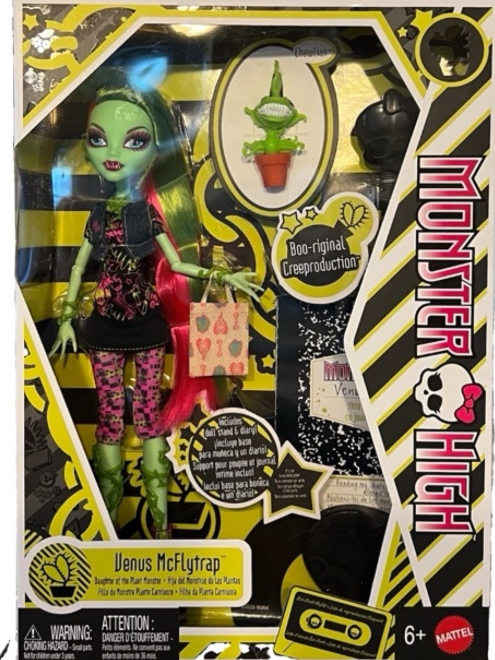 Monster High Boo-riginal Creeproduction Venus McFlytrap 11” Doll